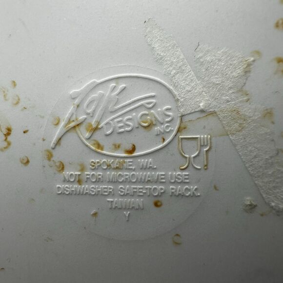 Vintage 1998 Teletubbies Child's Plate Melamine Plastic 8.5" Round Sections - Picture 6 of 6